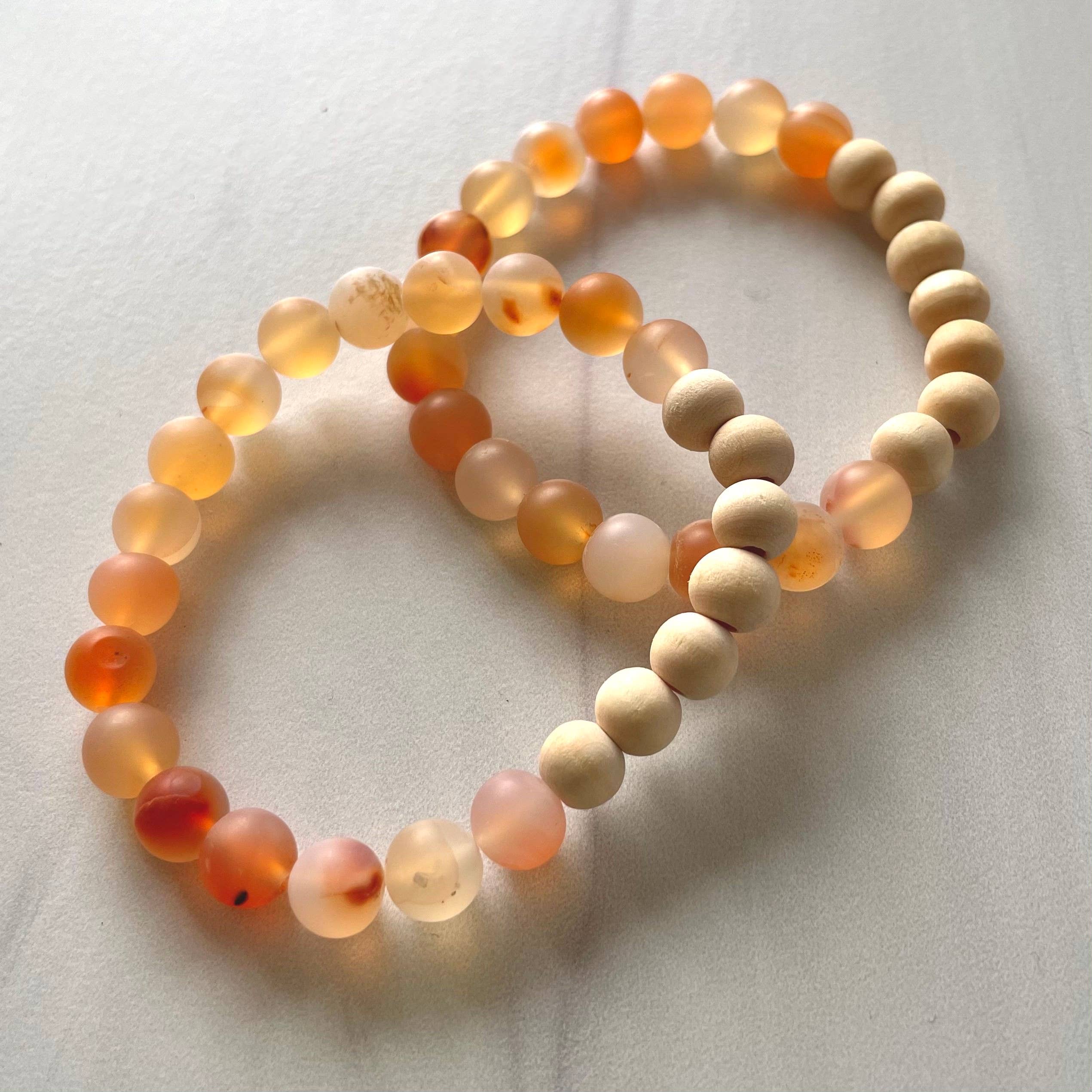 Soul on Fire Diffuser Bracelet  |  Carnelian Aromatherapy Bracelet
