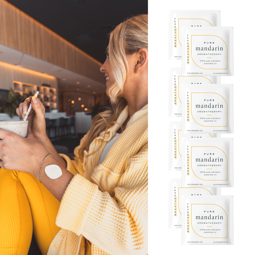 PURE MANDARIN Aroma Patches Bright Mood-Boosting Citrus 8 ct