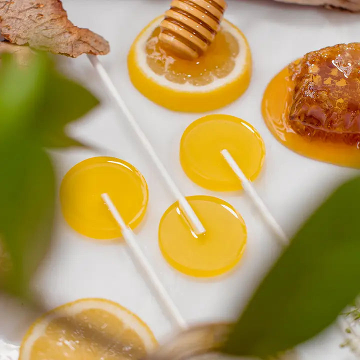 Motion Sickness & Nausea Relief Lollipops (Lemon Ginger)