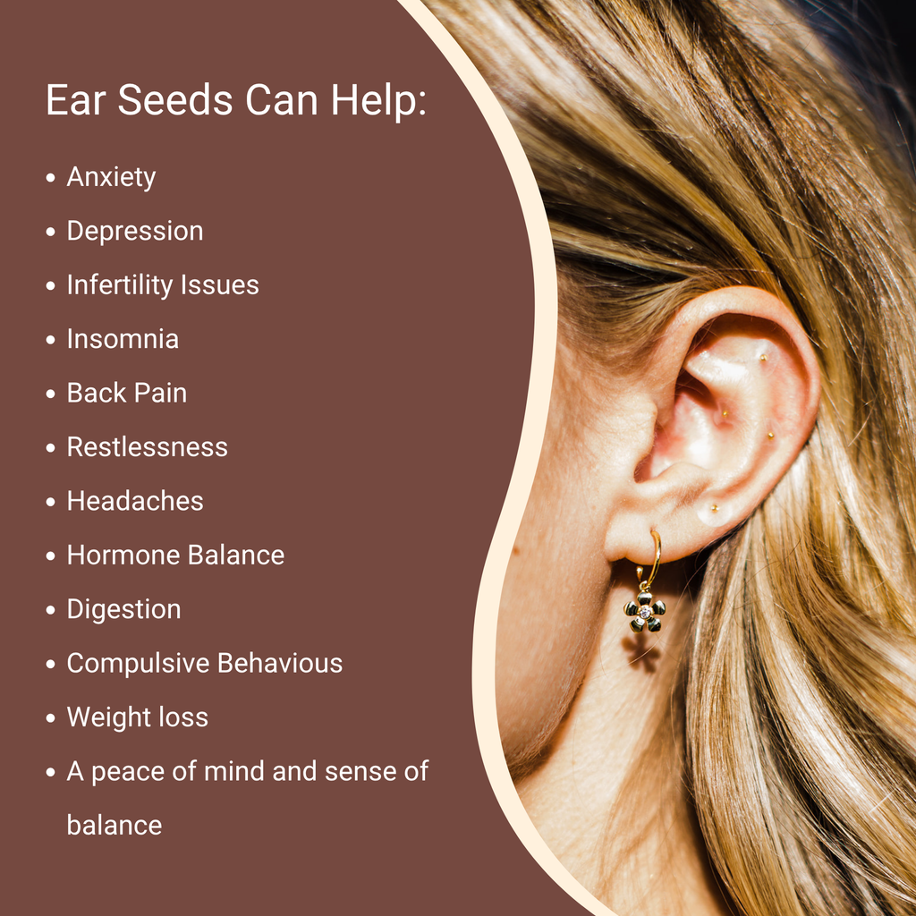 24K Gold Ear Seed Acupuncture Kit – Anxiety & Stress Support