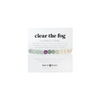 Clear The Fog Diffuser Bracelet  |  Fluorite + Aromatherapy