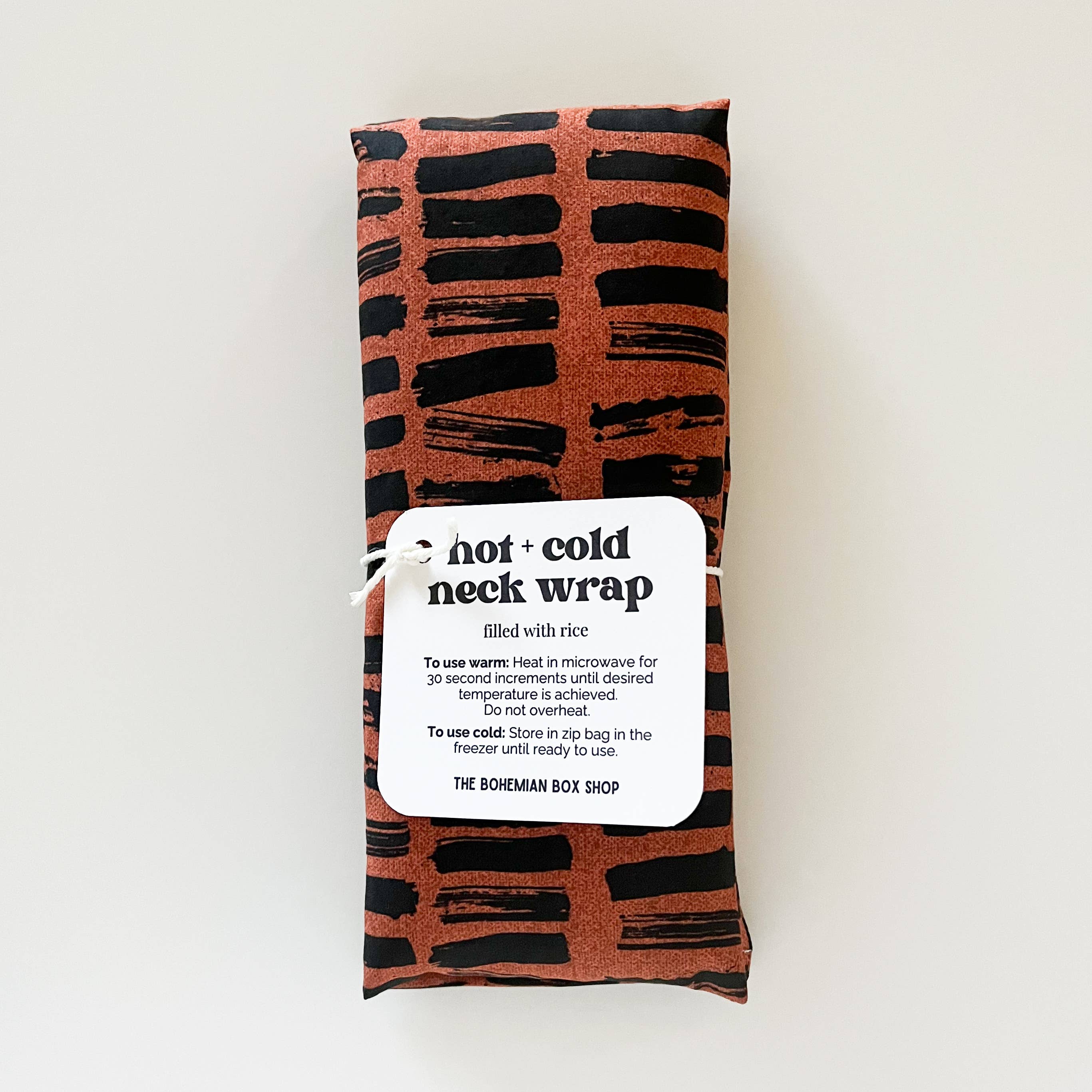 Hot & Cold Therapy Neck Wrap - Parallel Strokes Terra