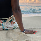 Deep Breath Diffuser Bracelet  |  Amazonite + Aromatherapy