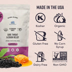 Organic Elderberry & Honey Cough & Cold Support Lollipops