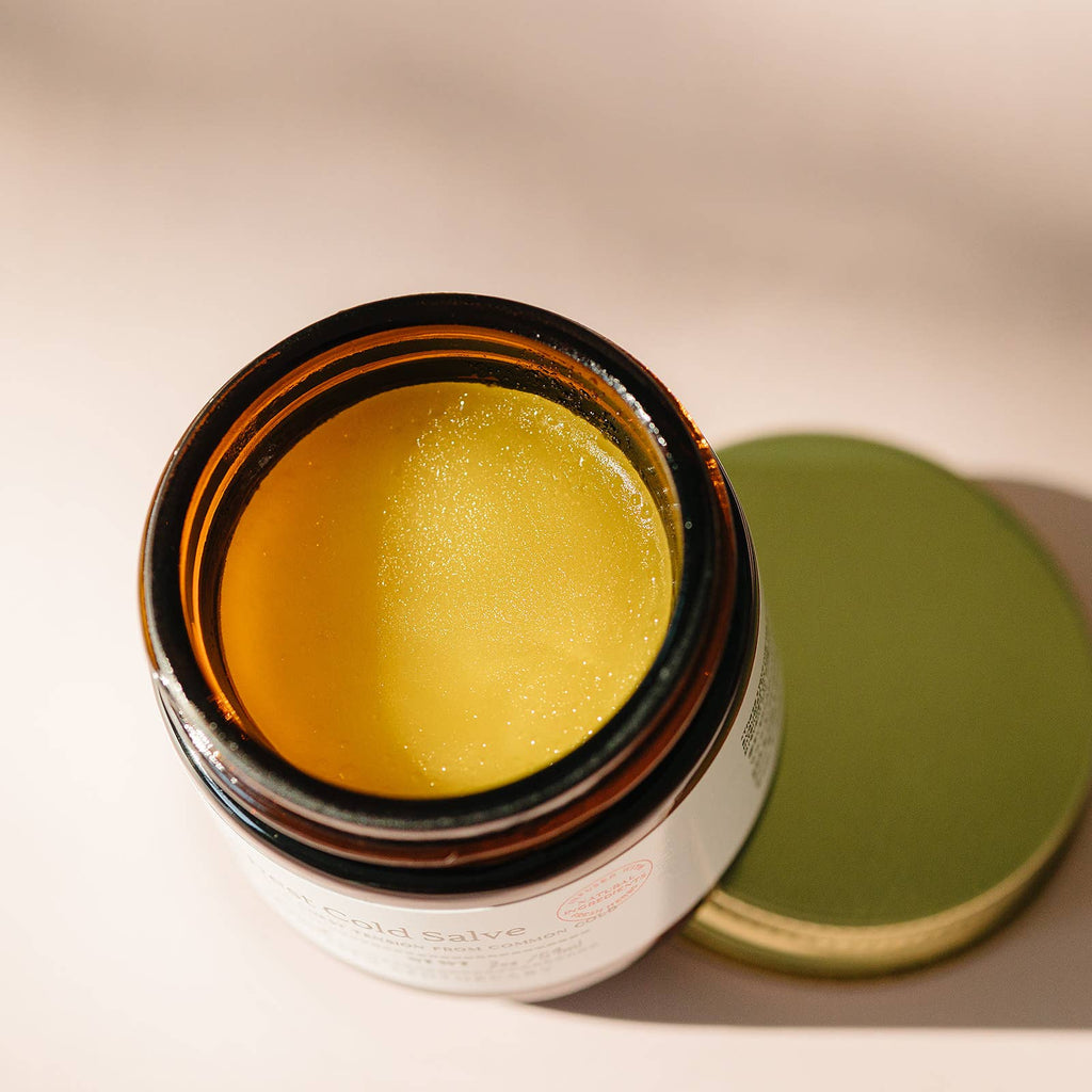Chest Cold Salve, Glass Jar, 2oz