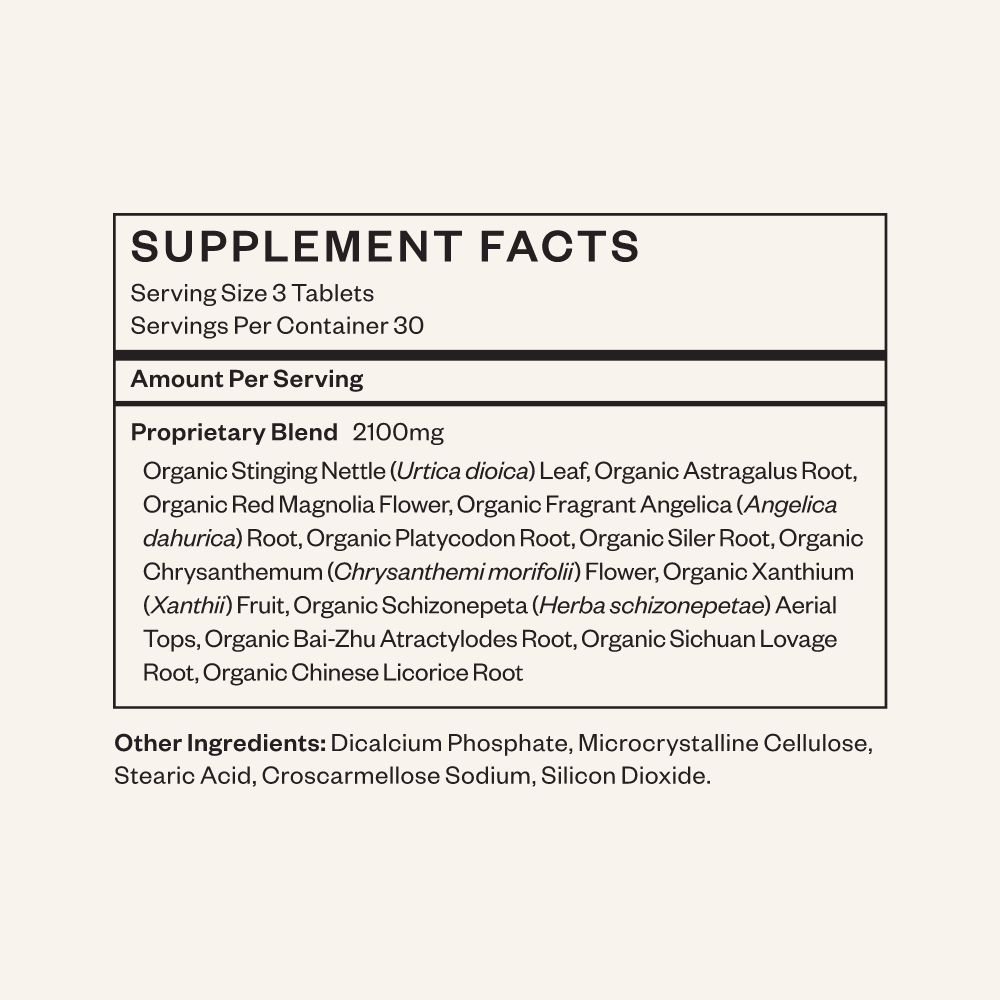 In the Clear - Herbal Supplement