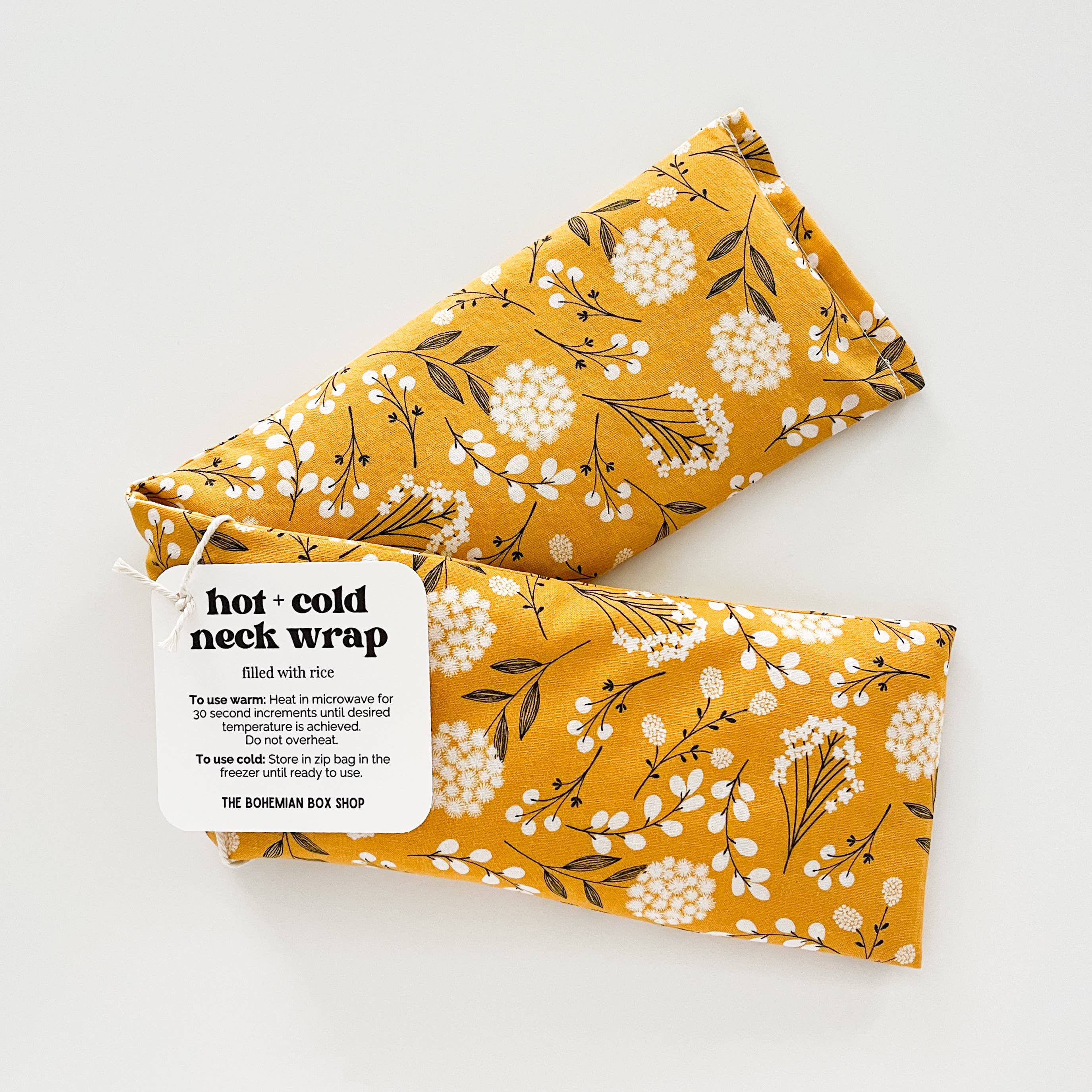 Hot & Cold Therapy Neck Wrap - Woodland Cotton