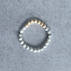 Let That Sh*t Go Diffuser Bracelet  |  Howlite Aromatherapy Bracelet