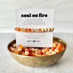 Soul on Fire Diffuser Bracelet  |  Carnelian Aromatherapy Bracelet