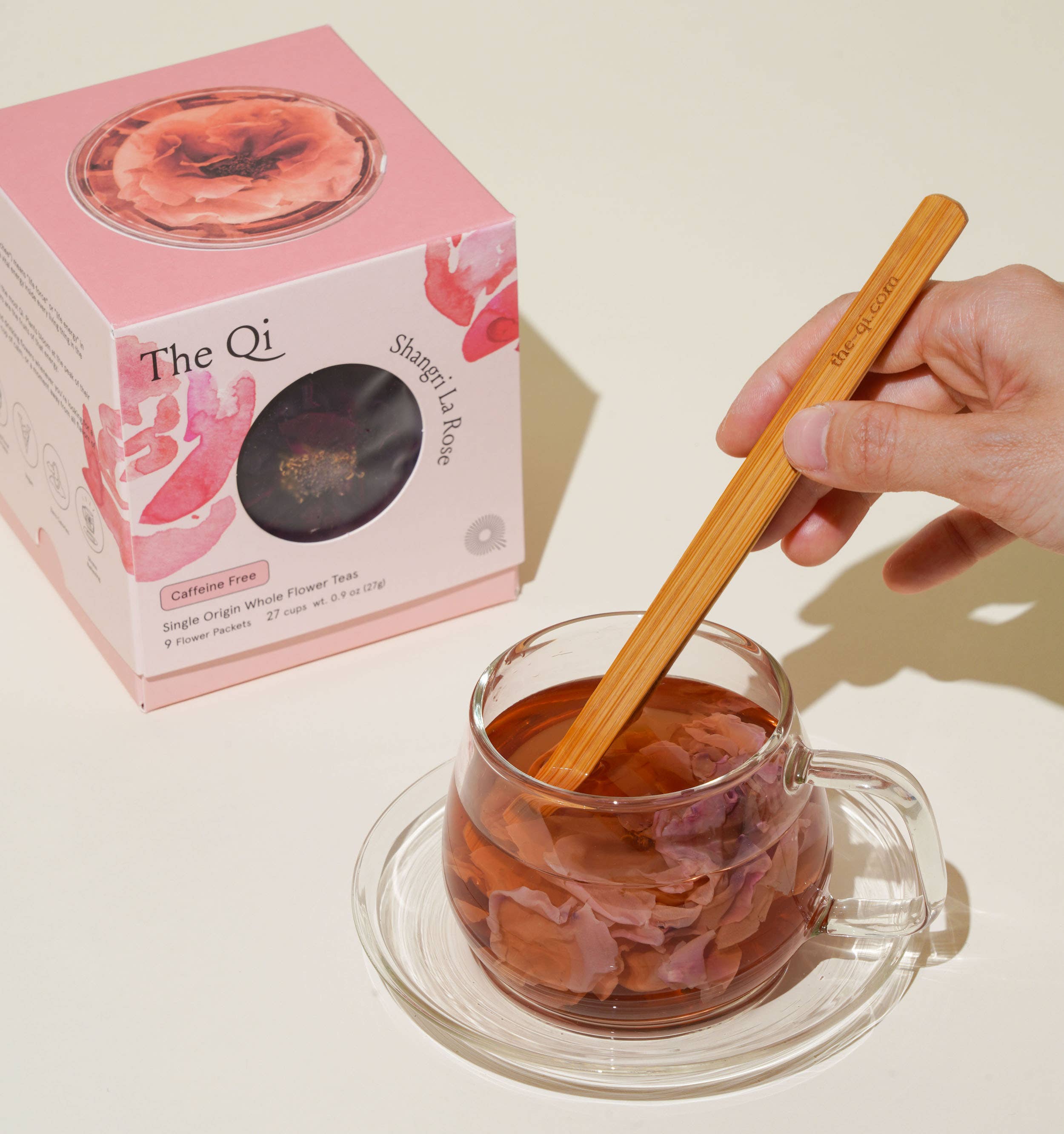 Glass cup + saucer set