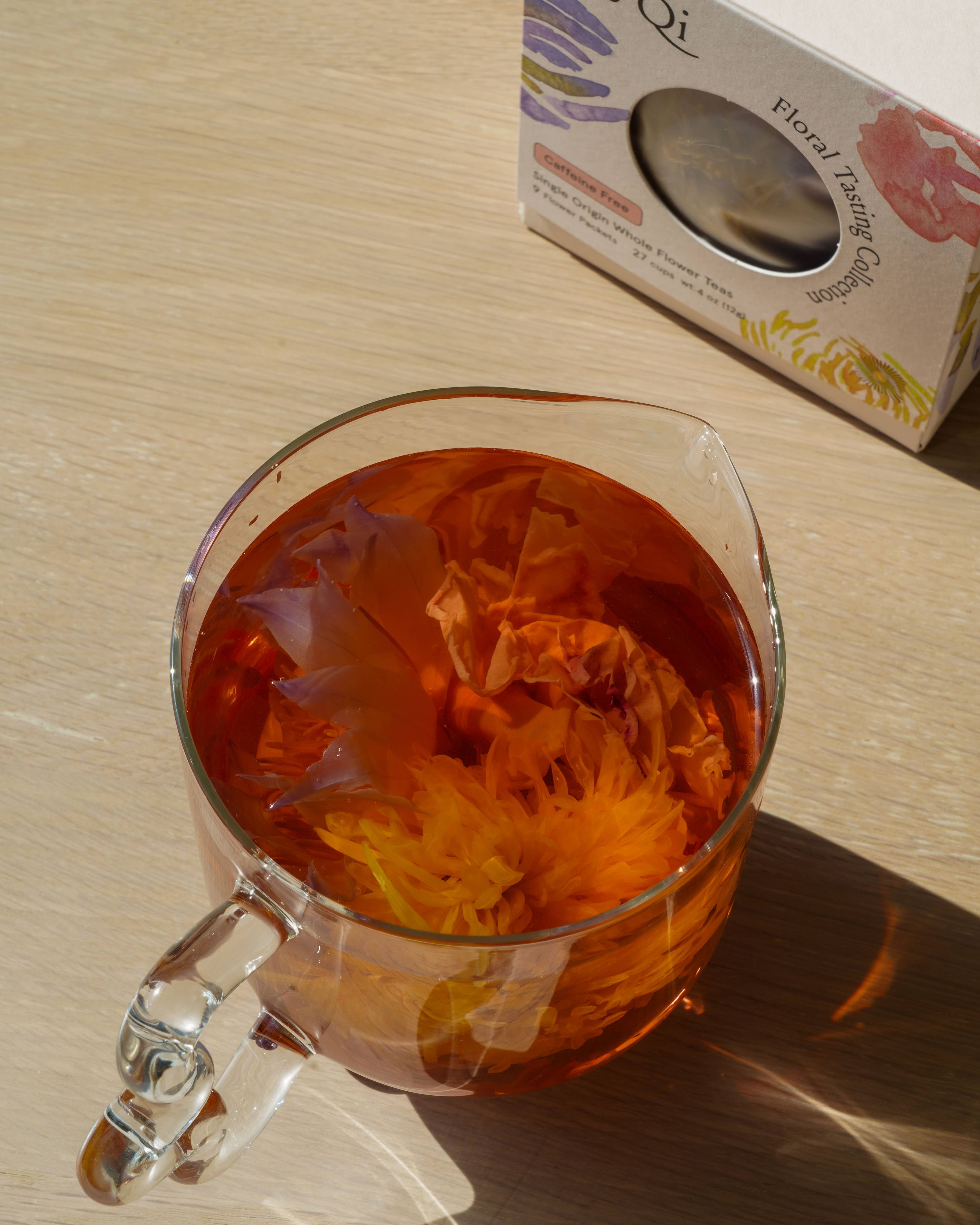 Floral Detox Tea Tasting Set - Lotus, Chrysanthemum, Rose