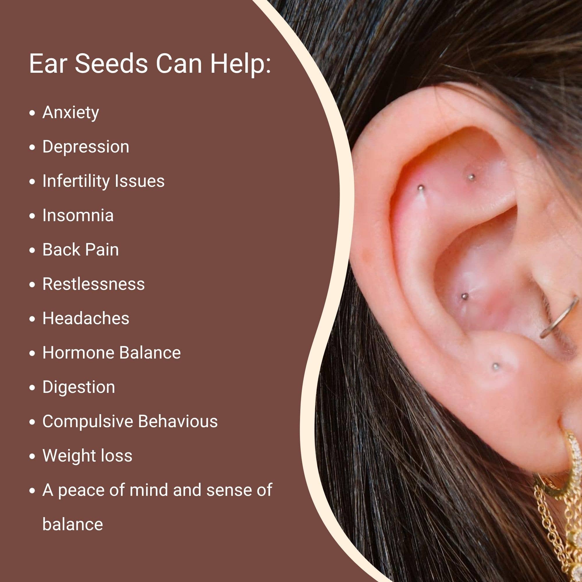 Silver Ear Seed Acupuncture Kit – Anxiety & Stress Support