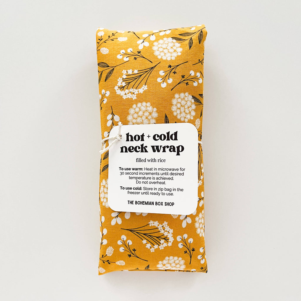 Hot & Cold Therapy Neck Wrap - Woodland Cotton